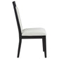 Brookmead Dining Side Chair Grey and Black (Set of 2)