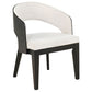 Leandro 5-piece Round Dining Table Set Burnished Black