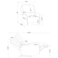 Sylmar 3-piece Chenille Power Reclining Sofa Set Dove Grey