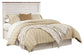 Willowton / Panel Headboard Bed With Mirrored Dresser, Chest And Nightstand