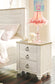 Willowton / Panel Headboard Bed With Mirrored Dresser, Chest And Nightstand