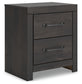 Hollivern Full Panel Bed with Storage with Mirrored Dresser and Nightstand