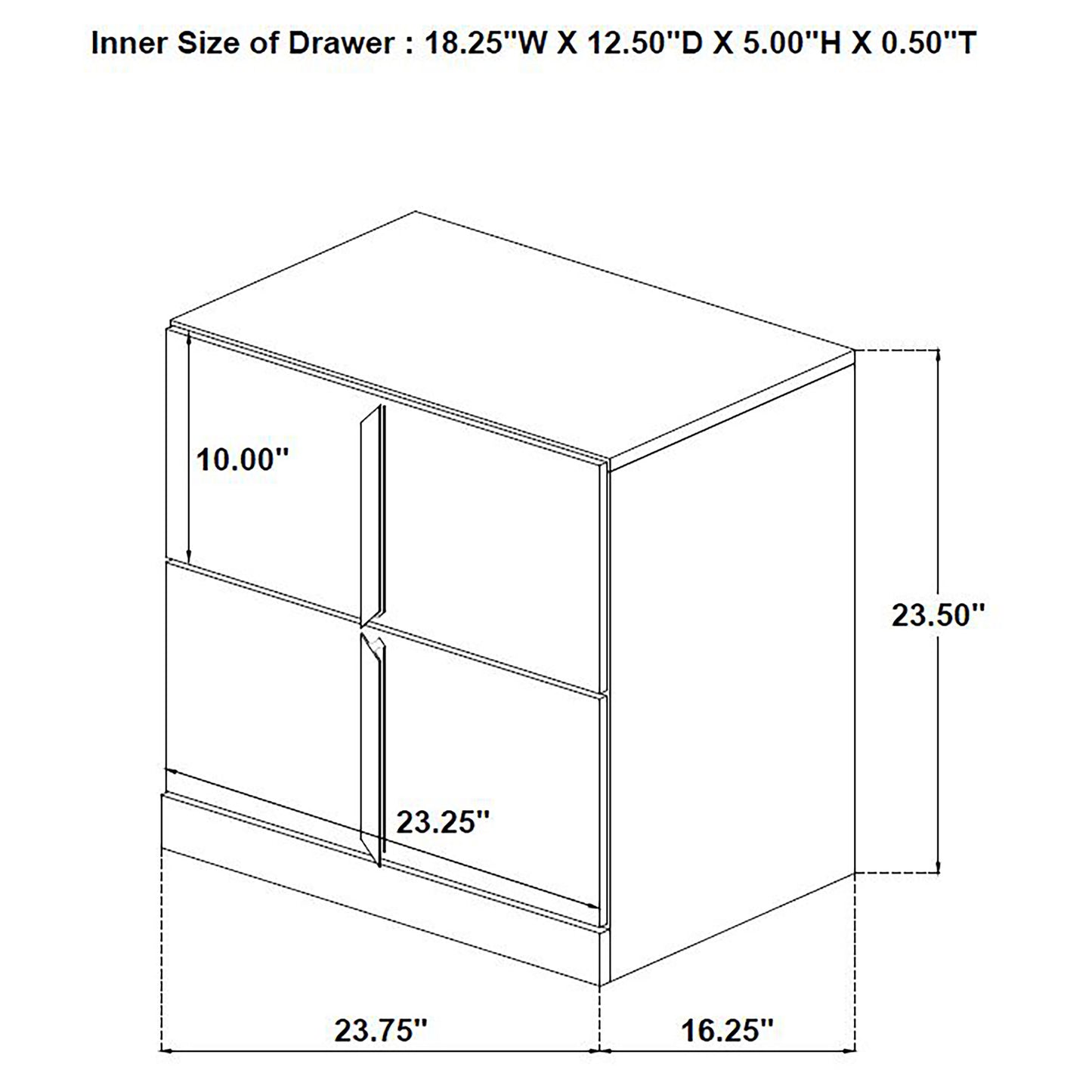 Ines 4-piece Eastern King Bedroom Set Navy and White High Gloss