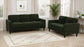 Ruth 77-inch Fabric Upholstered Track Arm Sofa Matcha Green