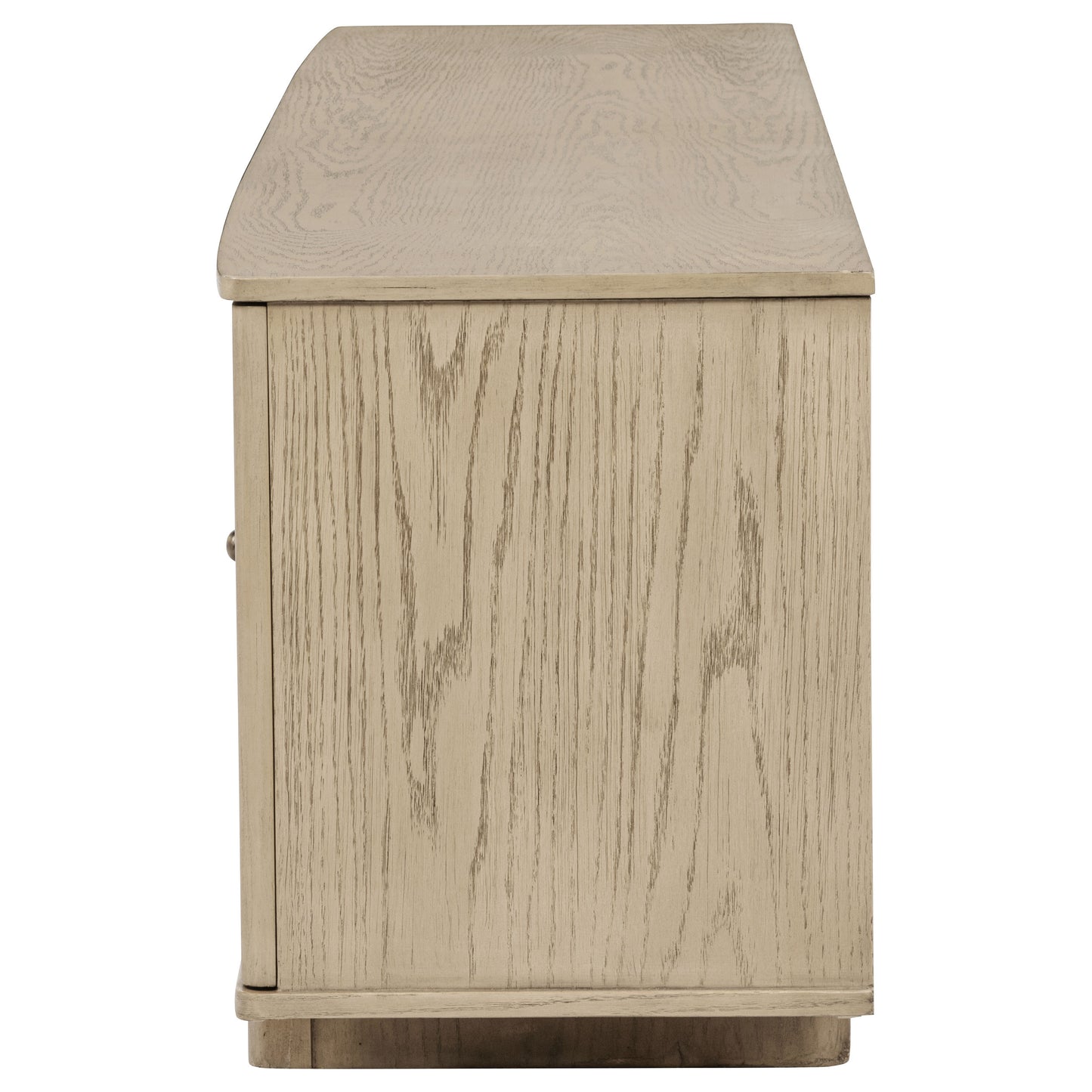 Kailani 79-inch 4-door Cane TV Stand Media Console Beige Oak