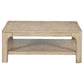 Solano 2-piece Square Coffee Table Set Weathered Mango