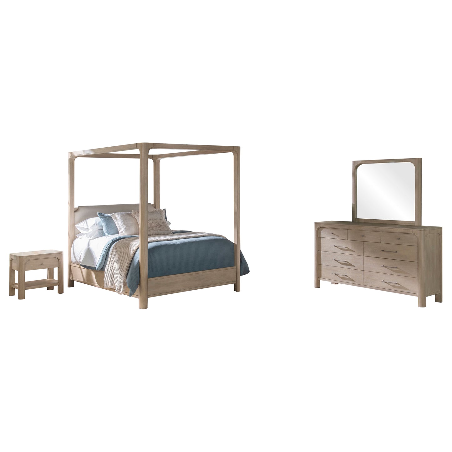 Solano 4-piece Eastern King Bedroom Set Weathered Mango