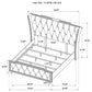 Lorient 5-piece Eastern King Bedroom Set Black