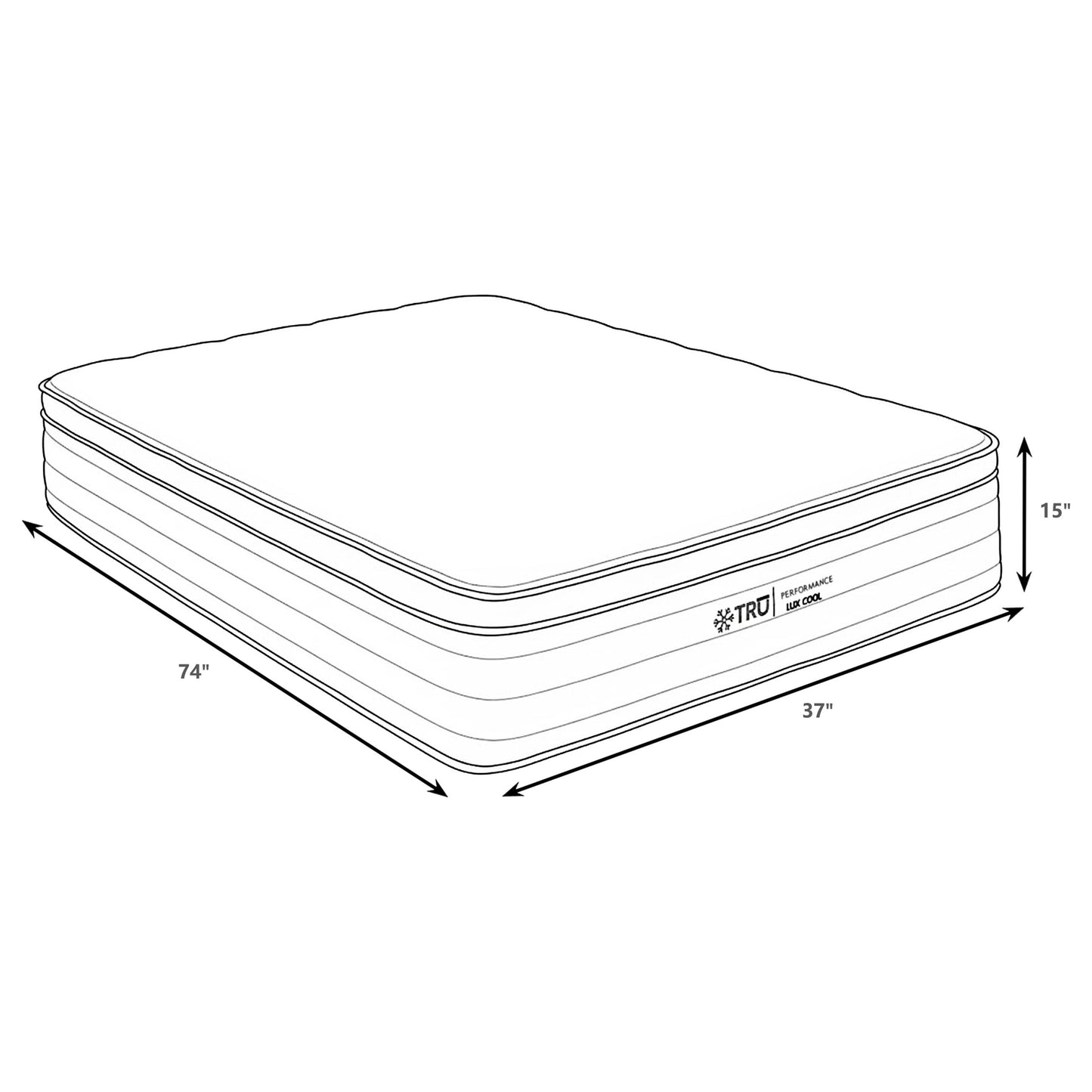 Montlake 15-inch Twin Cool Euro Top Foam Hybrid Mattress