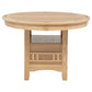 Lavon Oval 60-inch Wood Extension Leaf Dining Table Light Oak