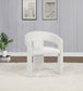 Carlow Upholstered Dining Arm Chair White (Set of 2)
