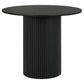 Hamlyn 5-piece Round Wood Counter Height Dining Set Grey and Black