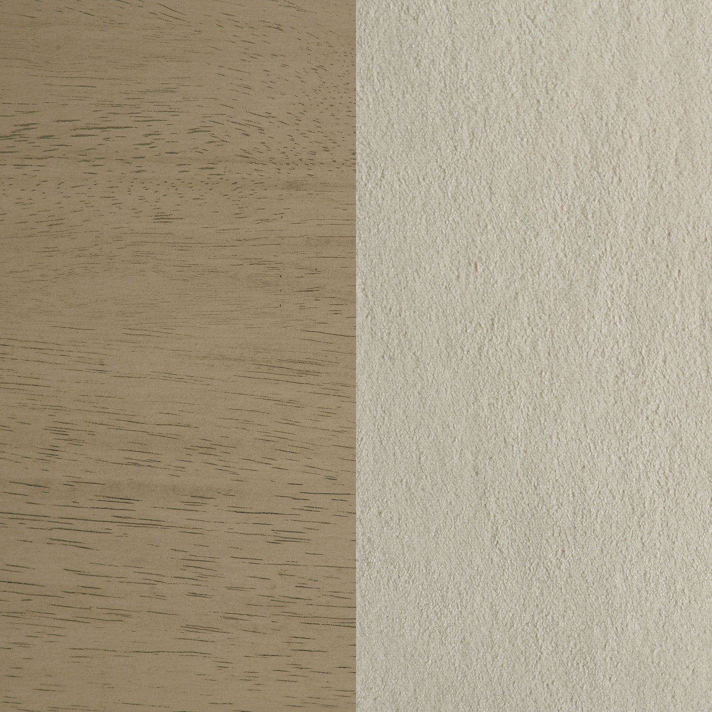 Redbridge Velvet Upholstered Side Chair Cream and Natural Oak (Set of 2)