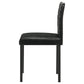 Garza Upholstered Dining Side Chair Black (Set of 4)