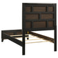 Watson Wood Twin Panel Bed Light Taupe