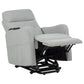 Dayes Upholstered Power Lift Recliner Chair Light Grey