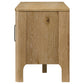 Rowe 65-inch 2-door Wood TV Stand Media Console Light Oak