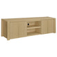 Laurelton 78-inch 4-door TV Stand Media Console Light Oak