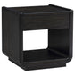 Leandro 2-piece Wood Coffee and End Table Set Burnished Black