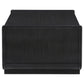 Leandro 3-piece Wood Coffee and End Table Set Burnished Black