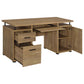 Tracy 55-inch 2-drawer Office Computer Desk Mango