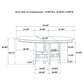 Lavon 5-piece Oval Counter Height Dining Set Light Oak