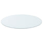 Paxton 5-piece Round Glass Top Counter Height Dining Set Teal Blue