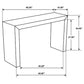 Odilia Rectangular Solid Wood Entryway Console Table Auburn