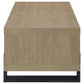 Dinard Engineered Wood Cocktail Coffee Table Latte