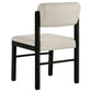 Strouse 5-piece Dining Set Cream and Black