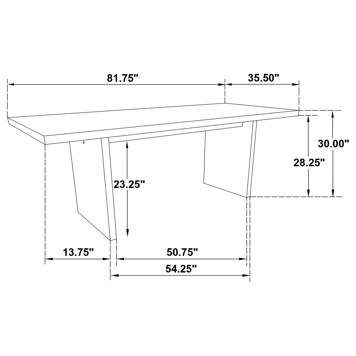 Decker 7-piece 82-inch Rectangular Dining Set Grey and Black