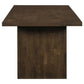 Decker 7-piece 82-inch Rectangular Dining Set Wheat and Walnut