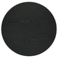 Hamlyn 2-piece Round Fluted Coffee and End Table Set Black