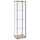 Bellatrix 3-shelf Clear Glass Curio Cabinet Mango