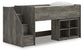 Frandern Twin Loft  Bed with Bookcase Storage