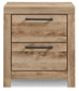 Hyanna Queen Panel Storage Bed, Dresser, Mirror and Nightstand