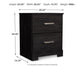 Belachime King Panel Bed with Mirrored Dresser, Chest and Nightstand