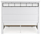 Ashbryn King Panel Storage Bed, Dresser and Mirror