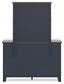 Landocken Queen Panel Bed, Dresser, Mirror and Nightstand