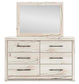 Lawroy King Panel Storage Bed, Dresser, Mirror and Nightstand