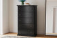 Maribel King Panel Bed, Dresser, Mirror, Chest and Nightstand
