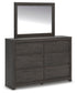 Fraluna King Panel Bed, Dresser and Mirror