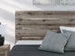 Graystorm King Panel Bed, Dresser, Mirror, Chest and Nightstand