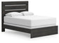 Hollivern Queen Panel Bed, Dresser, Mirror, Chest and Nightstand