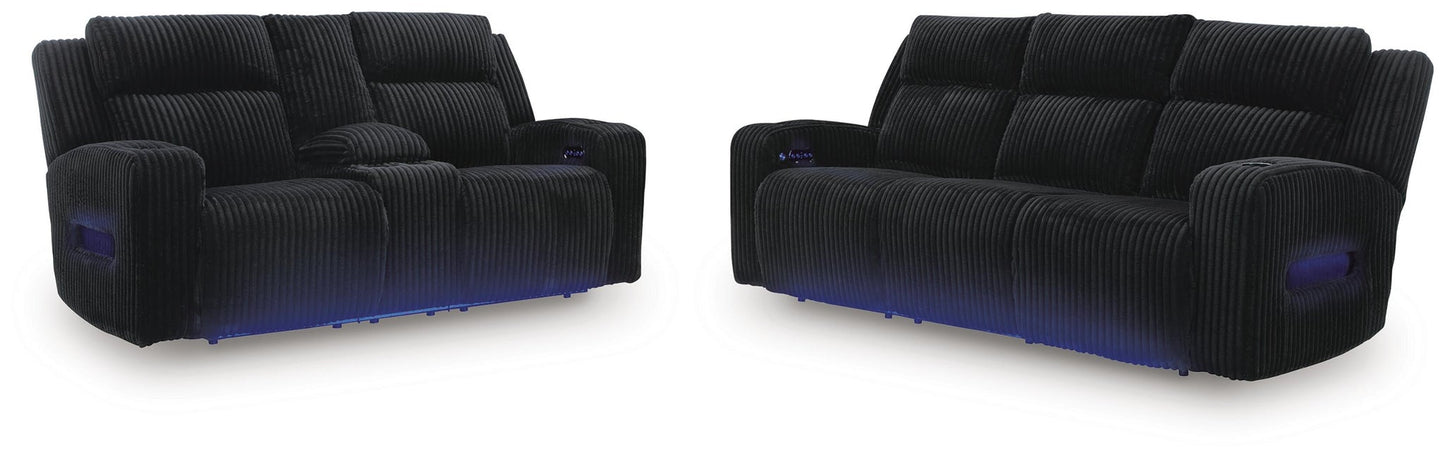 Belvarrow Sofa and Loveseat