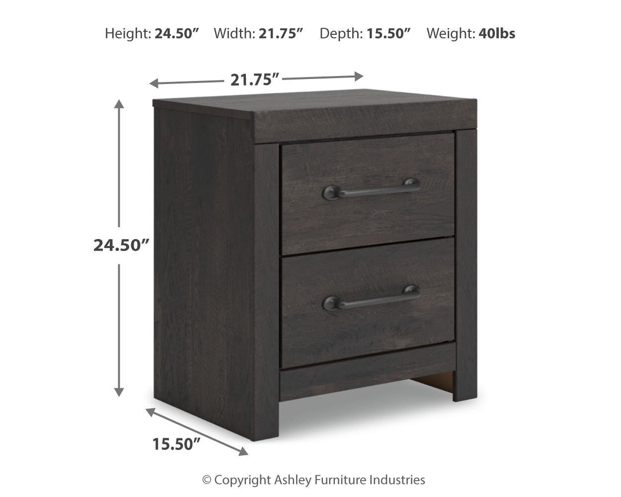Hollivern Full Panel Bed, Dresser, Mirror and Nightstand
