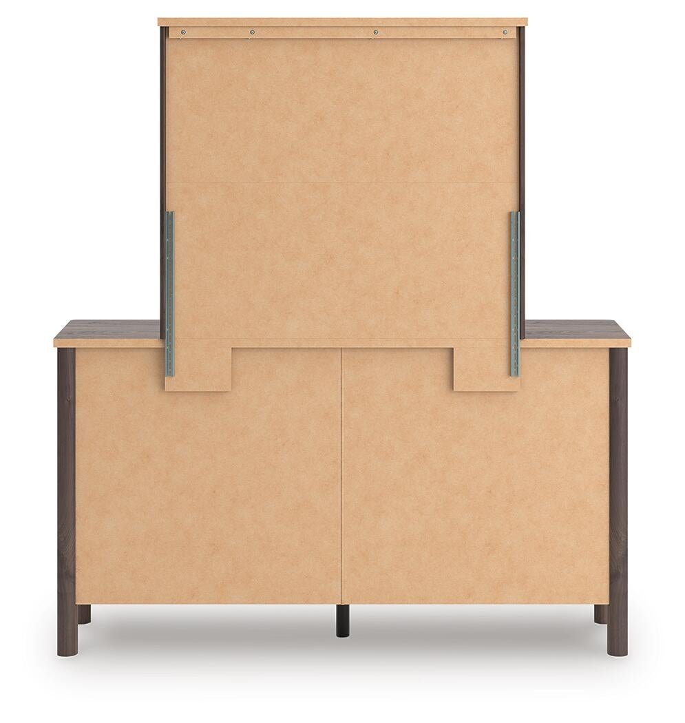 Pamytta King Upholstered Panel Platform Bed, Dresser, Mirror, Chest and Nightstand