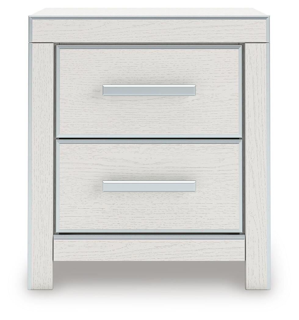 Zuraleus Queen Upholstered Bed, Dresser, Mirror and Nightstand