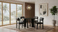 Strouse 5-piece Dining Set Black