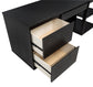 Harkes 75-inch 3-drawer Computer Desk with Adjustable Shelf Coffee Bean
